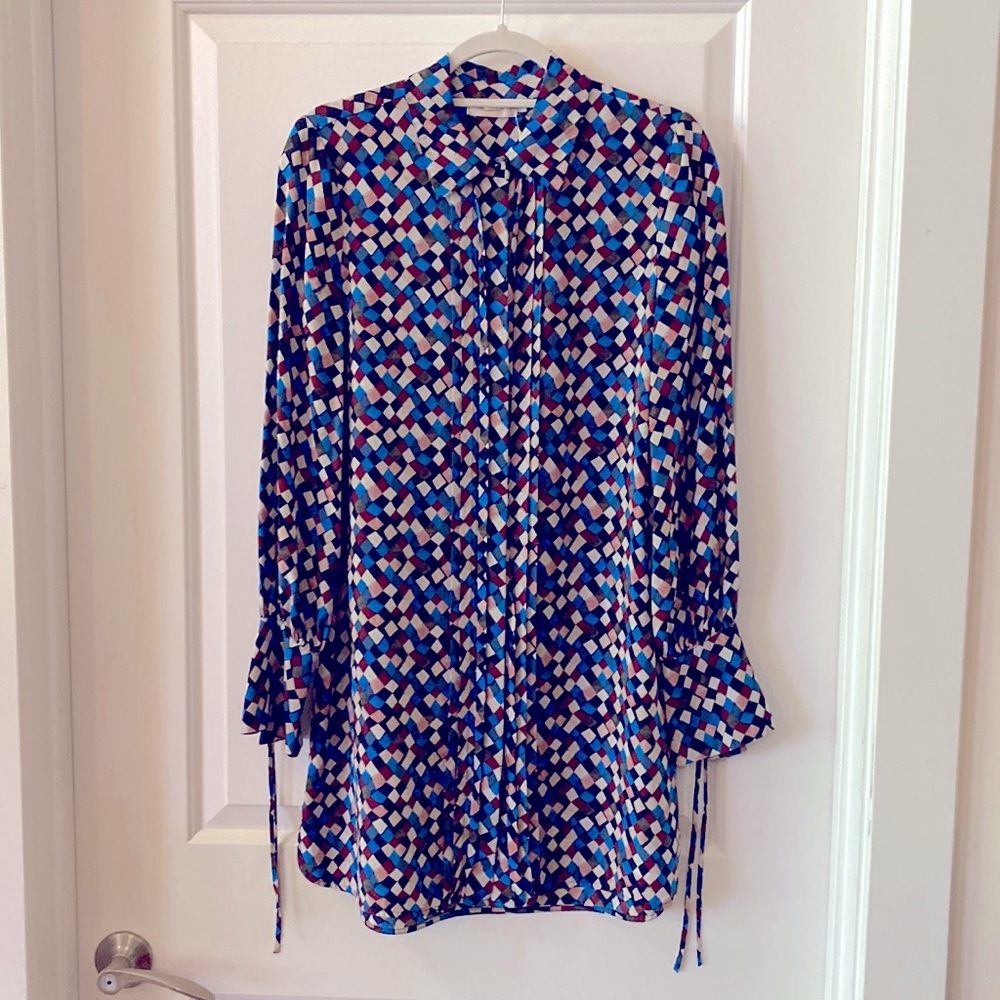 Tory Burch silk shirt dress